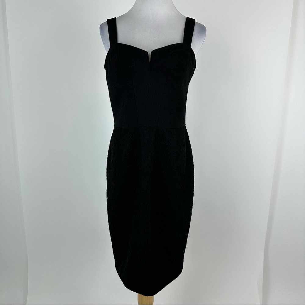 David Meister Black Dress Size 8